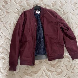 Old Navy size large burgundy red jacket for men